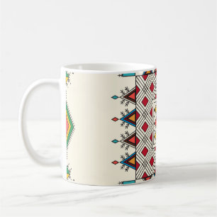 Taza De Café Patrón de repetición geométrica decorativa inspira