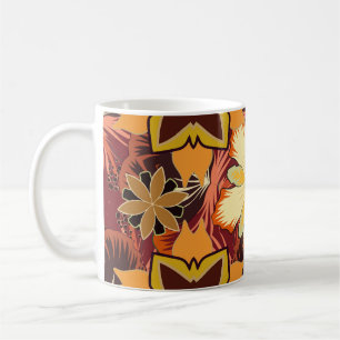 Taza De Café Patrón de repetición geométrica sin fisuras con he