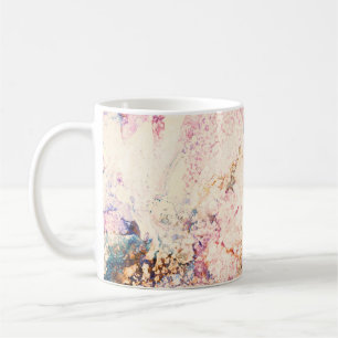 Taza De Café Patrón de resumen de líquido de mármol