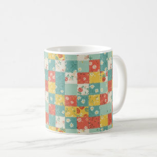 Taza De Café Patrón de rosa de primavera pastel