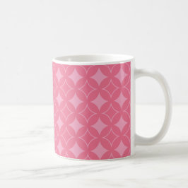 Taza De Café Patrón de shippo rosa