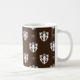 Taza De Café patrón de símbolo de plantagenet