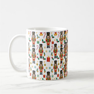 Taza De Café Patrón de soldado cascanueces de Navidad