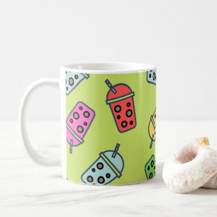 Taza De Café Patrón de té de burbuja de Boba