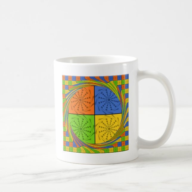 Taza De Café Patrón de tejido conjunto sin soldadura egipcio (Derecha)
