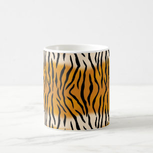 Taza De Café Patrón de tigre rayado