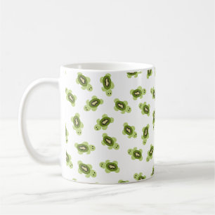 Taza De Café Patrón de tortuga corta