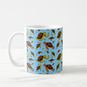 Taza De Café Patrón de tortugas marinas