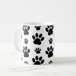 Taza De Café Patrón de traza, trineos de perro, pinturas de tra