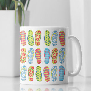 Taza De Café Patrón de verano colorido
