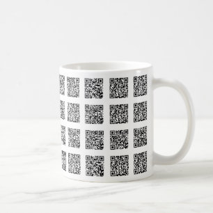 Taza De Café Patrón de verificación de código QR