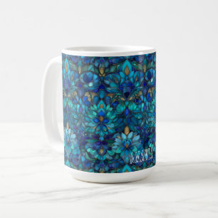 Taza De Café Patrón de vidrio contenido MugPersonalizable