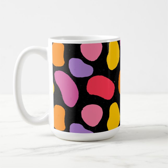 Taza De Café Patrón de visualización de blobs moderno (Izquierda)