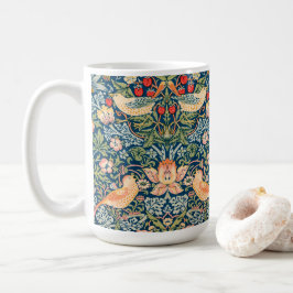 Taza De Café Patrón de William Morris "Ladrón de fresa"