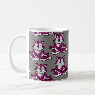 Taza De Café Patrón de yoga Patrón sin fisuras de yoga 20
