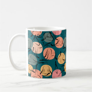 Taza De Café Patrón de yoga   Patrón sin fisuras de yoga 23