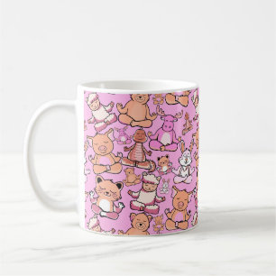 Taza De Café Patrón de yoga Patrón sin fisuras de yoga 59