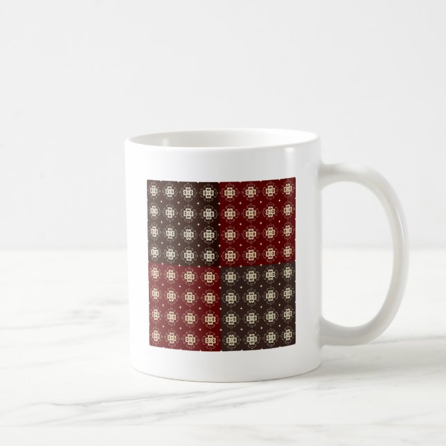 Taza De Café Patrón decorativo (Derecha)