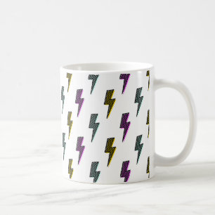 Taza De Café Patrón del tornillo de luz de neón vintage