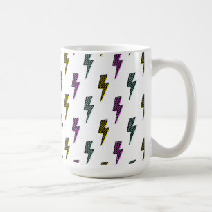 Taza De Café Patrón del tornillo de luz de neón vintage