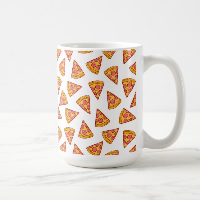 Taza De Café Patrón diverso de pizza Slice (Derecha)