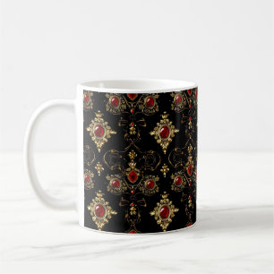 Taza De Café Patrón elegante de joyas