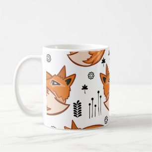 Taza De Café Patrón escandinavo sin foco. niños con antecedente