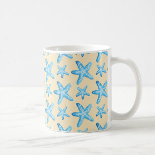 Taza De Café Patrón estelar azul color agua