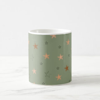Taza De Café Patrón estético de estrellas