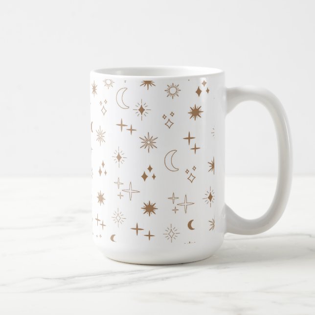 Taza De Café Patrón Estrella Astrológica (Derecha)