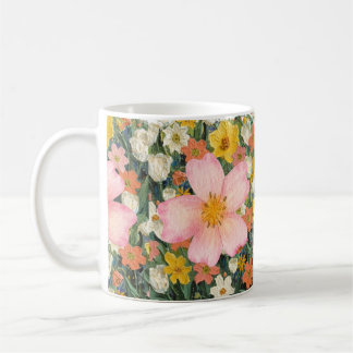 Taza De Café patrón floral