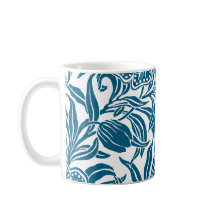 Patrón floral botánico vintage Art Nouveau
