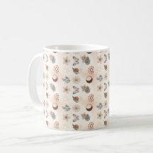 Patrón floral celestial boho