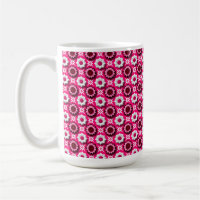🌸Patrón floral de loto blanco rosa decoración mod