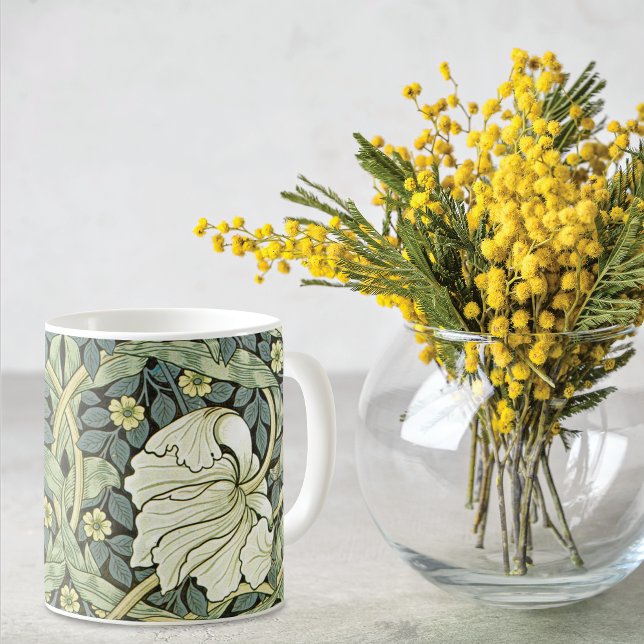 Taza De Café Patrón floral de Pimpernel William Morris (Subido por el creador)