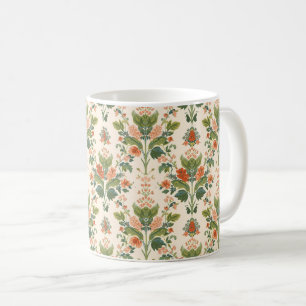 Taza De Café Patrón floral de William Morris Antique Honeysuckl