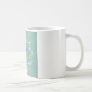 Taza De Café Patrón floral verde de Guay