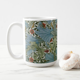Taza De Café Patrón floral vintage de William Morris Granville