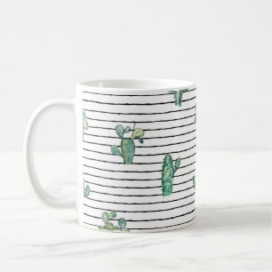 Taza De Café Patrón fluido de cactus