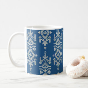 Taza De Café Patrón Folclórico de Estampado Jamdani