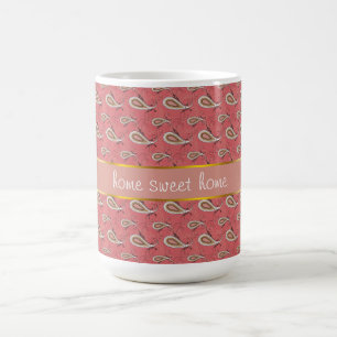 Taza De Café Patrón Foxglove Petal Paisley