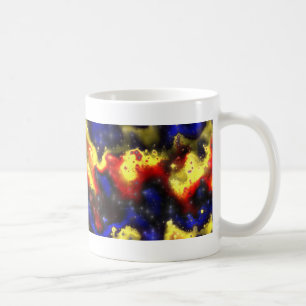 Taza De Café patrón fractal plasmático