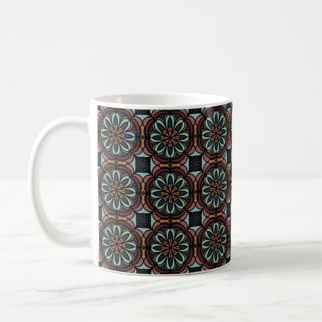 Taza De Café Patrón geométrico (Izquierda)