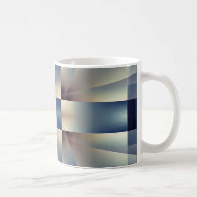 Taza De Café Patrón geométrico abstracto (Derecha)