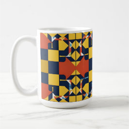 Taza De Café Patrón geométrico abstracto con flechas