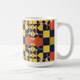 Taza De Café Patrón geométrico abstracto con flechas