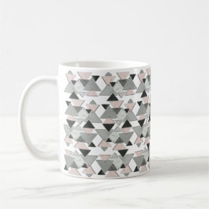 Taza De Café Patrón geométrico abstracto Mug