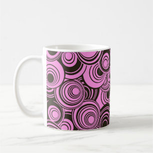 Taza De Café patrón geométrico abstracto sin soldadura con conc