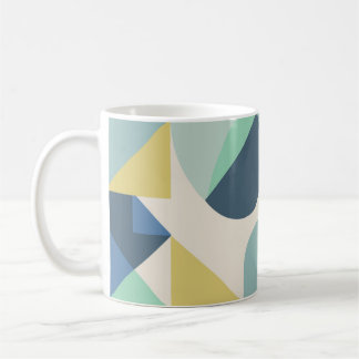 Taza De Café patrón geométrico bahuaus Mug