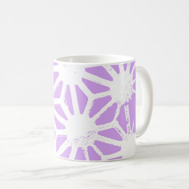 Taza De Café Patrón geométrico de la laguna (Anverso derecho)